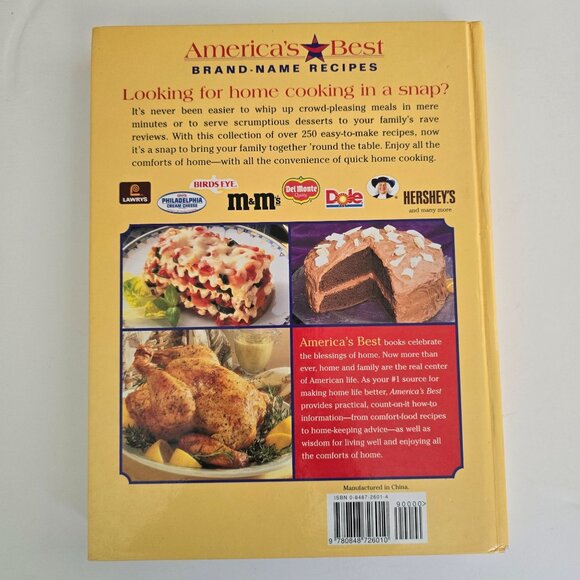 America"s Best Brand Name Recipes Homestyle Cooking Made Easy 1998 Hardcover - Picture 10 of 11